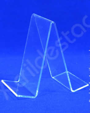 Porta Livro PS cristal acrilico similar 13 x 9 cm Duplo - Livrarias Lojas Papelarias Estantes