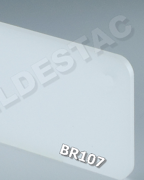 0.50 x 0.50 - 3 mm - Chapa e Placa de Acrilico BRANCO