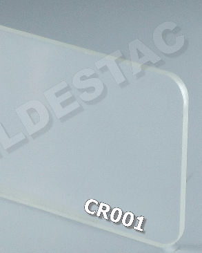 0.50 x 0.50 - 3 mm - Chapa e Placa de Acrilico CRISTAL 