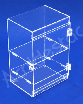 Expositor Acrilico Armarinho EX372 Vitrine 30x20x15 cm para Joias e Bijuterias, Cosmeticos