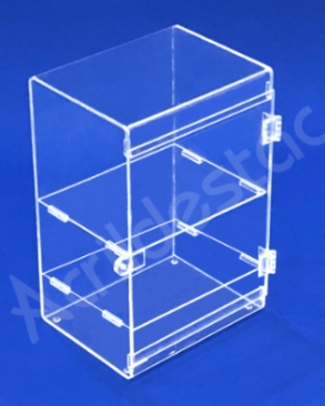 Expositor Acrilico Armarinho EX370 Vitrine 30x15x15 cm para Joias e Bijuterias, Cosmeticos 