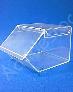 Baleiro de acrilico cristal com Tampa 15x18x22cm Baleiro porta doces