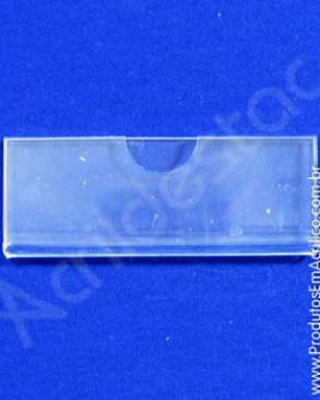 Display Acrilico porta preço e etiqueta modelo U 5x20cm