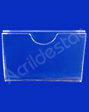 Display Acrilico Porta etiquetas e preços 4x8cm