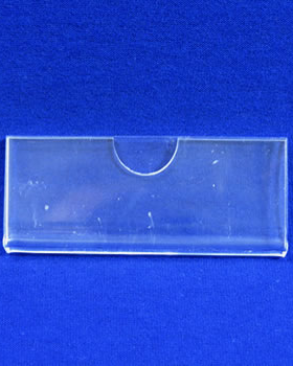 Display Acrilico Porta etiqueta para gavetas e armarios 2,5x7cm