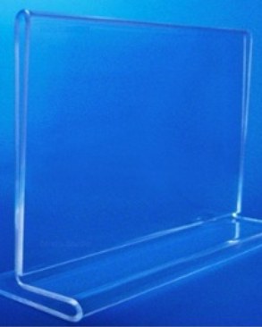 Display de acrilico T A6 Horizontal
