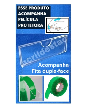 Display PS Porta etiquetas e preços 6x8cm