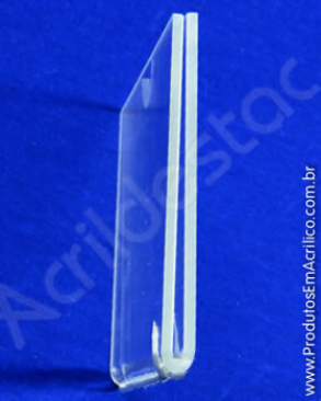 Display PS precificador porta etiqueta modelo U 3,5x5cm