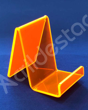 Expositor Suporte de Celular de Acrilico Cristal para Vitrine e acessorios Base reta