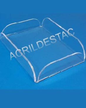 Bandeja Porta Amenities em Acrilico 18 x 13 cm para Hoteis e Pousadas