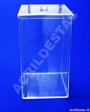 Potes de Acrílico para cereais doces 15 x 12 cm (alt x base) - 2 L