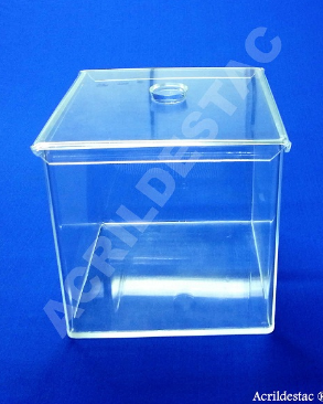 Potes de Acrílico para cereais doces 15 x 15 cm (alt x base) - 3,3 L