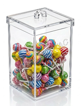 Potes de Acrílico para cereais doces 25 x 15 cm (alt x base) - 5,6 L