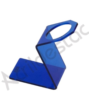 Suporte de acrilico para Secador azul