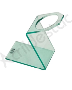 Suporte de acrilico para Secador verde vidro 