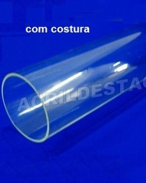Tubo de acrilico 30cm diam x 100cm alt tubo acrilico cristal 300mm