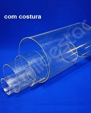 Tubo de acrilico 20cm diametro x 49cm alt fabrica de tubos acrilico