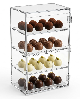 Armarinho Expositor Acrilico Vertical EX378 Vitrine 60x30x20 cm para Lojas, Joias e Cosmeticos