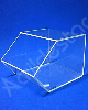 Baleiro de acrilico cristal indiv 15x12x20cm para quiosques lojas