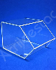 Baleiro de acrilico cristal indiv 15x16x20cm para quiosques lojas