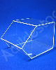 Baleiro de acrilico cristal indiv 15x16x20cm para quiosques lojas