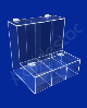 Baleiro de acrilico cristal triplo 23cm Alt para docerias supermercados padarias emporios lojas