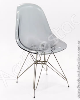 Cadeira de acrilico Charles Eames DKR Torre inox