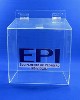 Caixa de EPI Acrilico 34,5cm Alt Porta EPI em acrilico transparente 