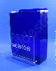 Caixa de Sugestões em Acrílico Azul 24cm urna para sugestão