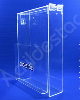 Caixa de Sugestões em Acrilico Cristal 24cm Bolso A5 para parede