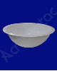 Cupula de acrilico Branco 20cm diametro esfera acrilico com Aba