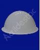 Cupula de acrilico Branco 24cm diametro esfera acrilico com Aba