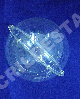 Cupula de acrilico Cristal 30cm diametro esfera acrilico com Aba