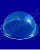 Cupula de acrilico Cristal 40cm diametro esfera acrilico com Aba