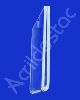 Display Acrilico porta preço e etiqueta modelo U 2x8cm