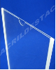 Display de acrilico Cristal Porta Folha de parede A5 - Linha Destac