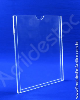 Display de acrilico cristal Porta Folha de parede Elevador A4 - Linha Destac
