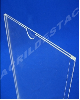 Display de acrilico cristal Porta Folha de parede Elevador A4 - Linha Destac