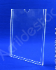 Display de acrilico Cristal Porta Folheto Quadro de Aviso A3 - Linha Destac