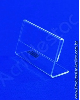 Display de PS Cristal Acrilico similar para etiqueta e preço de mesa 4,5x6cm