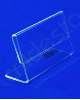 Display PS Cristal Acrilico similar expositor de preço identificação de vitrine 5x12cm