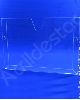 Display de acrilico Parede Cristal com moldura dobrada Horizontal DY 401