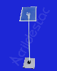 Display Expositor Acrilico Porta Folheto de Piso para Cardapio