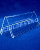 Display PETG Prisma 6,5 x 19,5 identificador de mesa