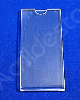 Display PETG porta preço e etiqueta modelo U 12x6cm Vertical