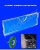 Display PETG porta preço e etiqueta modelo U 6x12cm Horizontal