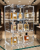 Expositor Acrilico Armarinho EX372 Vitrine 30x20x15 cm para Joias e Bijuterias, Cosmeticos