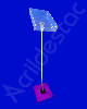 Pedestal Porta Folders Acrilico de chão Bolso Panfletos 350 Folhas Vertical