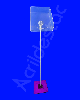 Pedestal Porta Folders Acrilico de chão Bolso Panfletos 350 Folhas Vertical