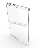 Porta Aviso ACRILICO cristal A4 para Baias Display vidro Carro Automoveis
